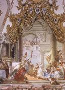 Giovanni Battista Tiepolo The Marriage of the emperor Frederick Barbarosa and Beatrice of Burgundy Spain oil painting artist